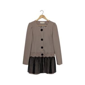 Anthropologie a'reve Lace Peplum Elegant Jacket Audrey Hepburn Victorian Small